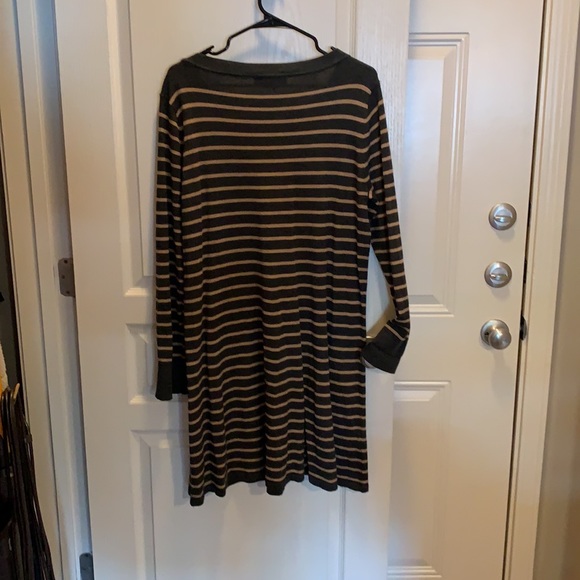Loft XL striped sweater dress. Good condition. - Picture 7 of 8
